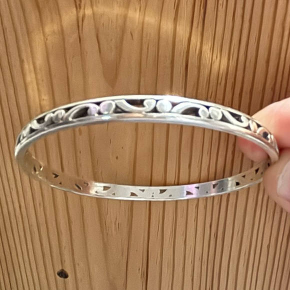 Brighton Silver Bangle Bracelet - Picture 4 of 6